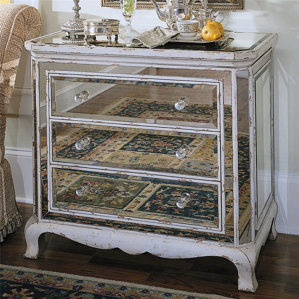 Hooker Furniture Chests and Consoles French Mirrored Chest with 3